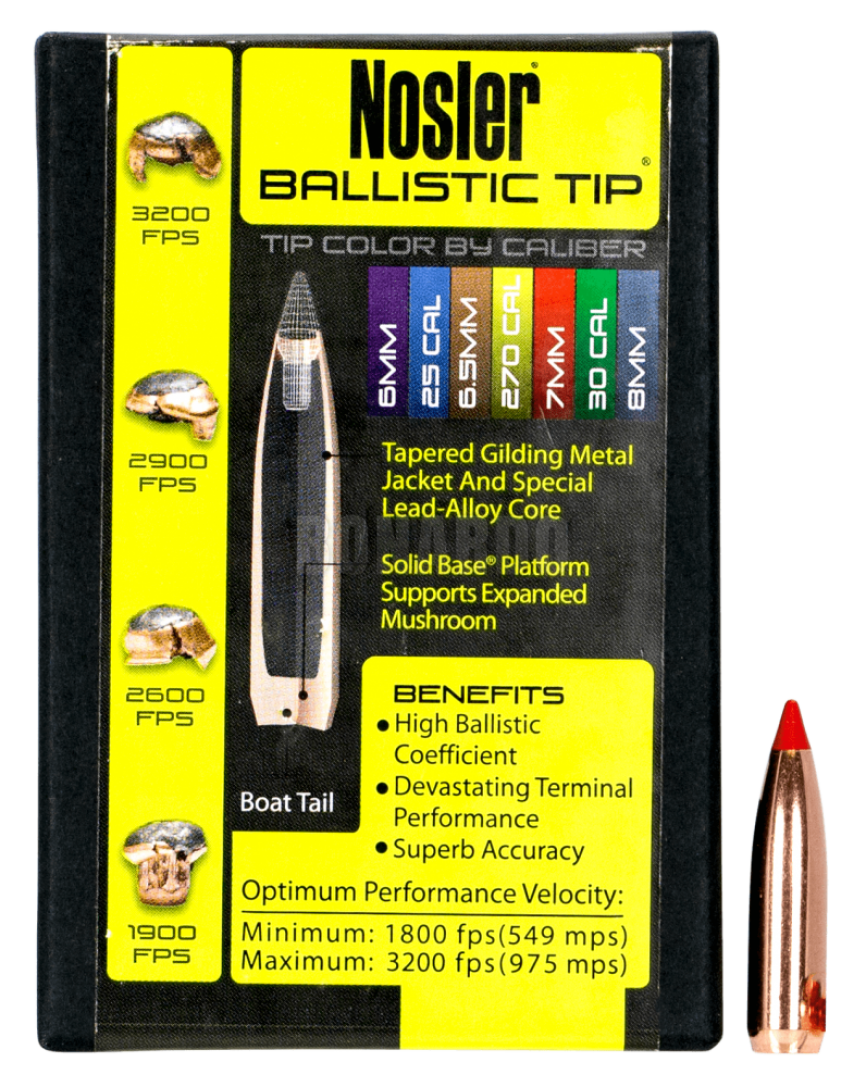 NOSLER PALLA 284" 150 GRS BALLISTIC TIP