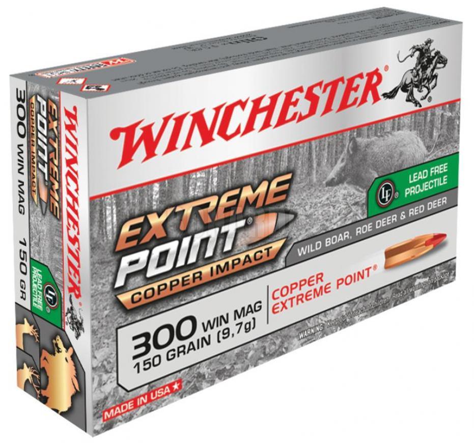 WINCHESTER MUNIZIONI CAL. 300WM 150 GRS EXTREME POINT LEAD FREE