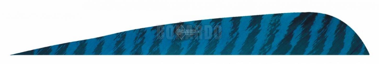 GATEWAY PENNE NATURALI BARRATE 4" PARABOLA CONF.100 PEZZI BLACK/BLUE
