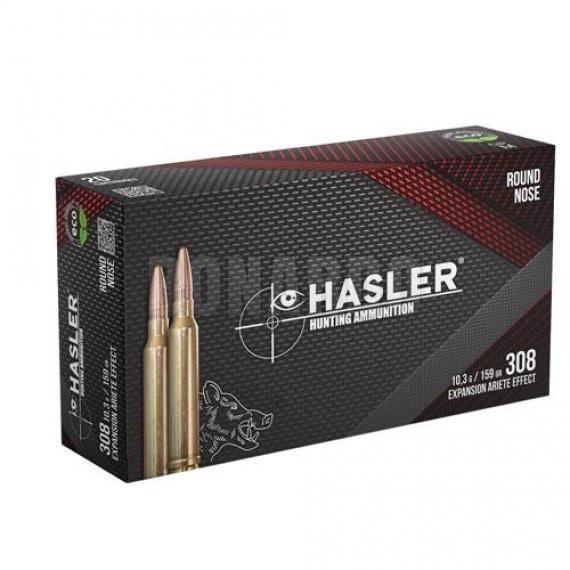 HASLER MUNIZIONI CAL. 308W ARIETE 159GRS ROUND NOISE