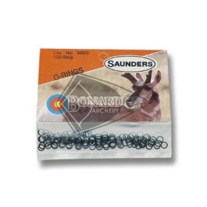 SAUNDERS O-RINGS BLOCCA PUNTA IN GOMMA CONF. 100 PEZZI