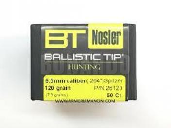 NOSLER PALLA 264" 120 GRS BALLISTIC TIP