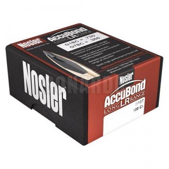 NOSLER PALLA 284"  168 GRS ACCUBOND LONG RANGE CONF.100 58623