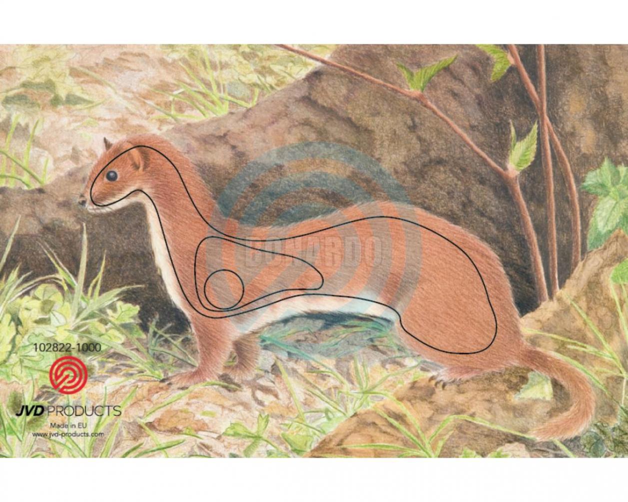 JVD BERSAGLIO ANIMALE ERMELLINO