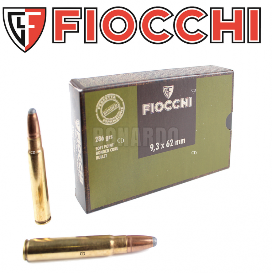 FIOCCHI MUNIZIONI CAL.9,3X62 SOFT POINT SP 286 GRS