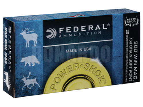 FEDERAL MUNIZIONI CAL. 300 WIN MAG 180 GRS