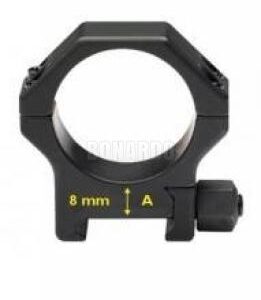 CONTESSA ATTACCO FISSO PER PICATINNY ANELLI 34mm H. 8mm
