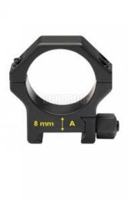 CONTESSA ATTACCO FISSO PER PICATINNY ANELLI 34mm H. 8mm