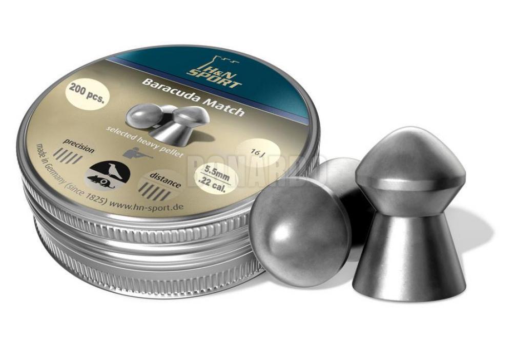 H&N PALLINI IN PIOMBO BARACUDA MATCH CAL 5,5 1,37 GR CONF. 200