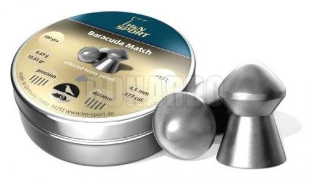 H&N PALLINI IN PIOMBO BARACUDA MATCH CAL. 4,5 0,69G CONF. 500