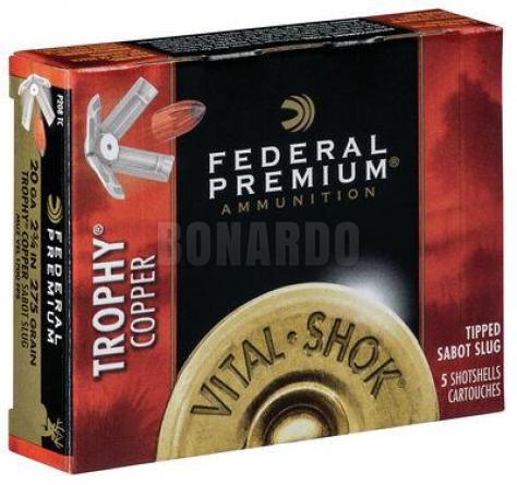 FEDERAL MUNIZIONI CAL.20 TROPHY COPPER SABOT P208TC