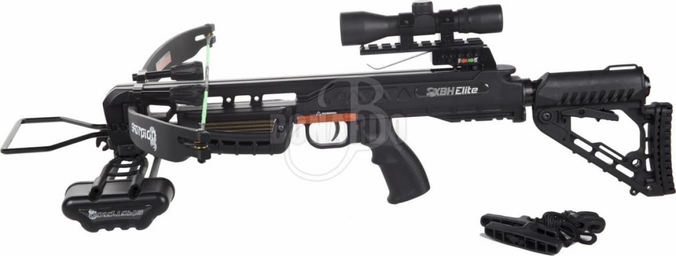 SKORPION BALESTRA XBH ELITE BLACK + ACCESSORI