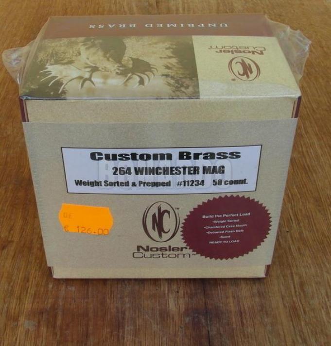 NOSLER BOSSOLI CAL.264 WINCHESTER MAG CONF.50PZ