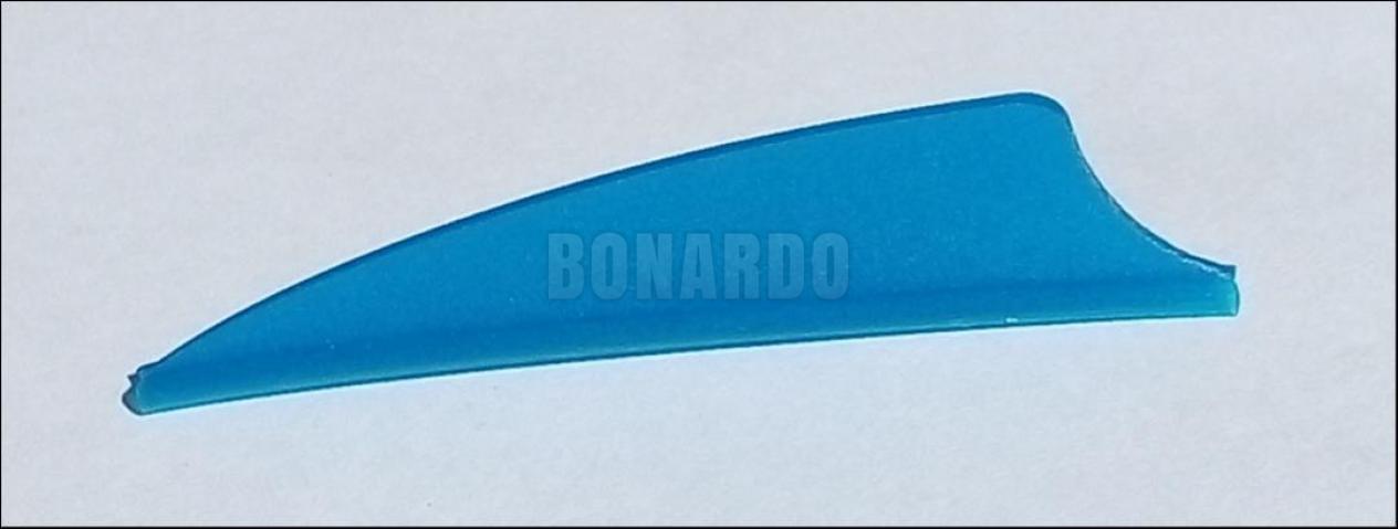 BOHNING ALETTA IN PLASTICA A SCUDO 1.75" OLD SERIES SATIN BLUE