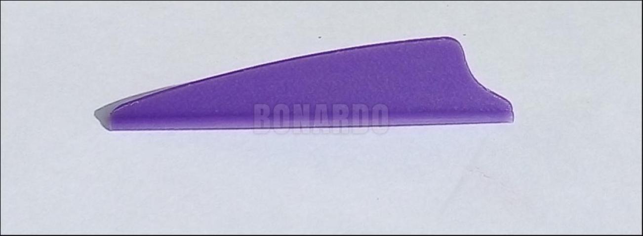 BOHNING ALETTA IN PLASTICA A SCUDO 1.75" OLD SERIES PURPLE