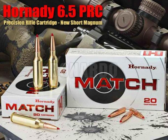 HORNADY MUNIZIONI 6,5 PRC ELD MATCH 147grs conf.20
