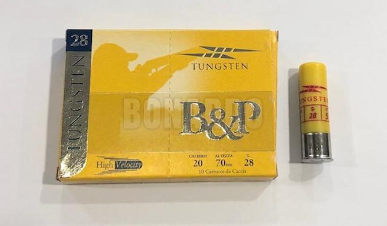B&P CARTUCCE  CAL.20  TUNGSTENO 28 GR