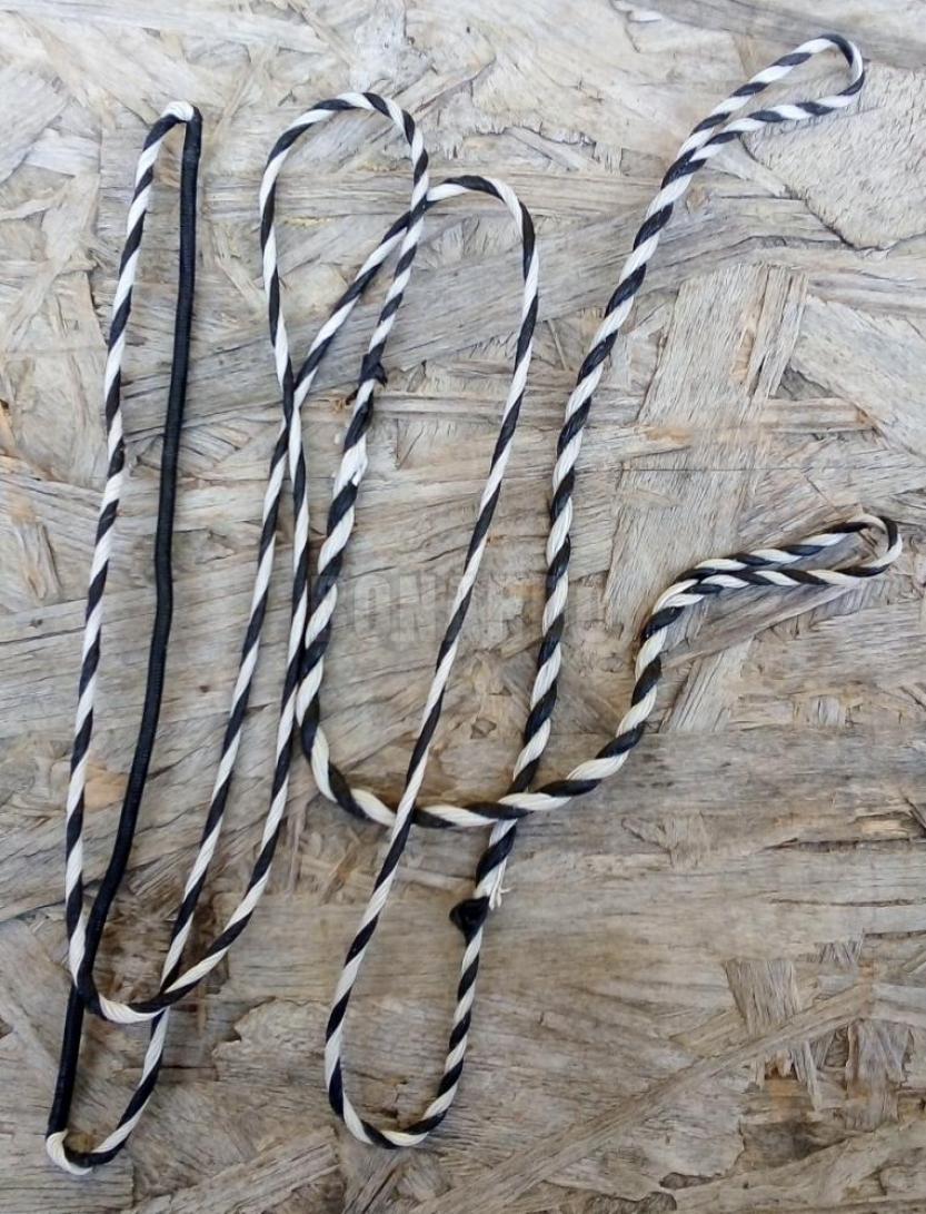 STRINGFLEX CORDA FLEMISH D-75 SPECIAL CUSTOM RECURVE SILVER/BLACK