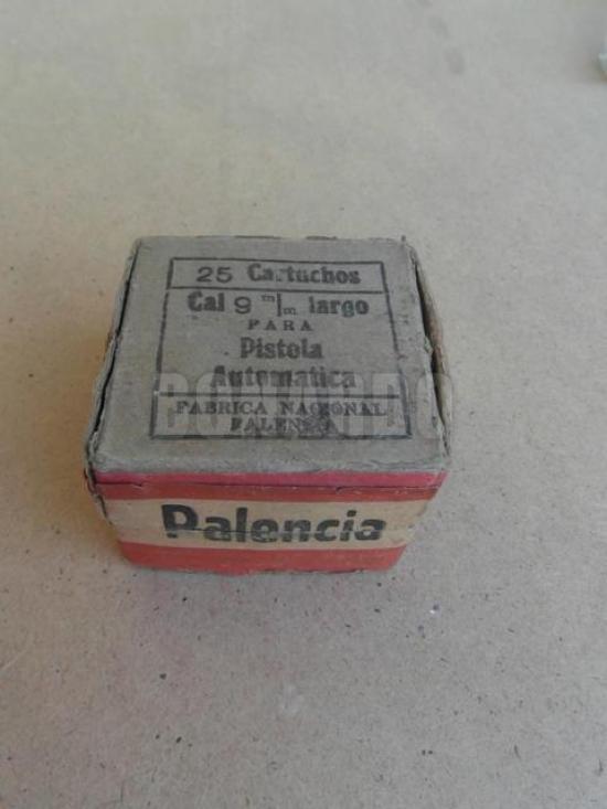 MUNIZIONI CAL 9 LARGO FABR. NACIONAL PALENCIA PROD. 1946