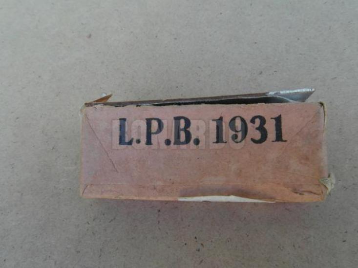 MUNIZIONI CAL 7,65 L.P.B 1931 CONF. 7 PZ