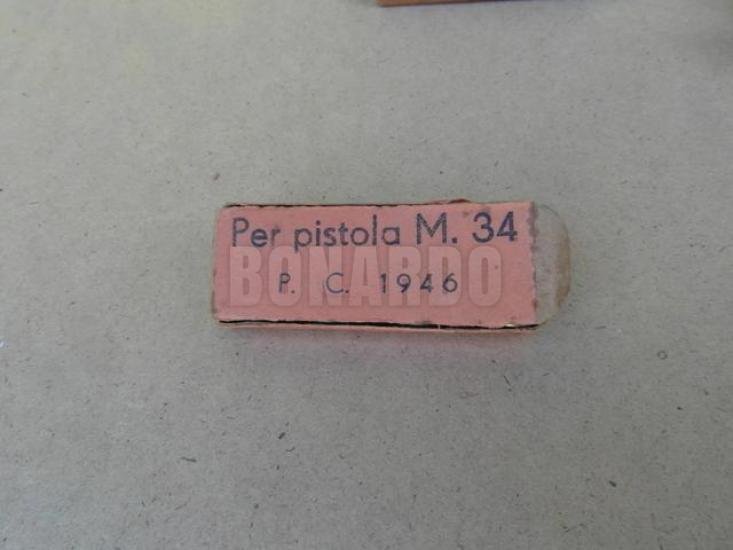 MUNIZIONI CAL 9 CORTO B.P 1946 CONF. 7 PZ
