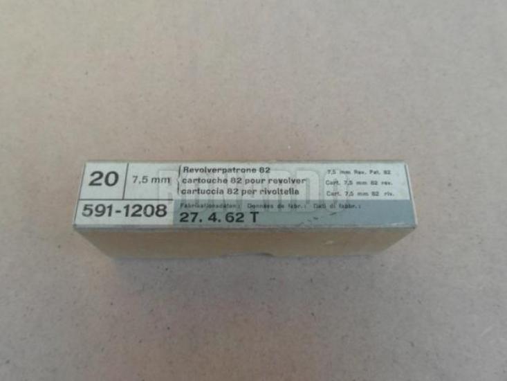 MUNIZIONI CAL 7,50mm MOD. 82 PER REVOLVER