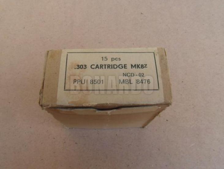 MUNIZIONI CAL 303 MK8Z CECOSLOVACCHE CONF. 15 PZ