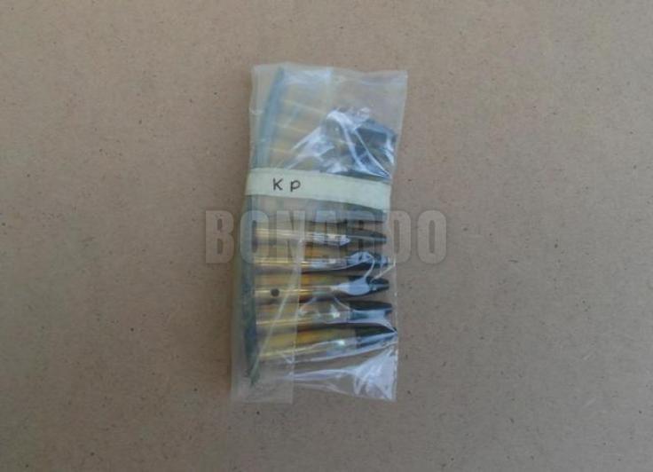 MUNIZIONI IN PIASTRINA CAL 7.62X39 CONF. 10 PZ PROD. K-P PUNTA NERA