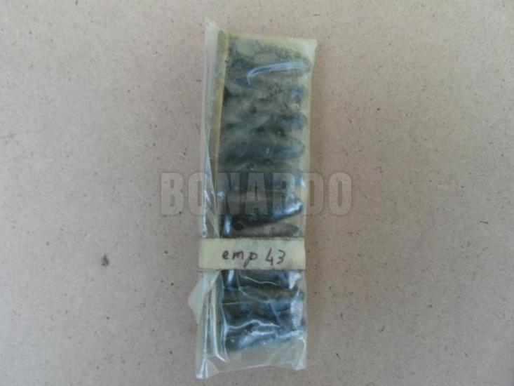 MUNIZIONI IN PIASTRINA CAL 9X19 CONF. 10 PZ  PROD. emp 43 TEDESCHE