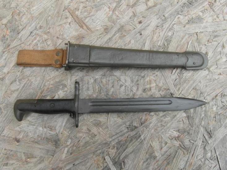 BAIONETTA PER GARAND ITALIANO CON FODERO IN PELLE
