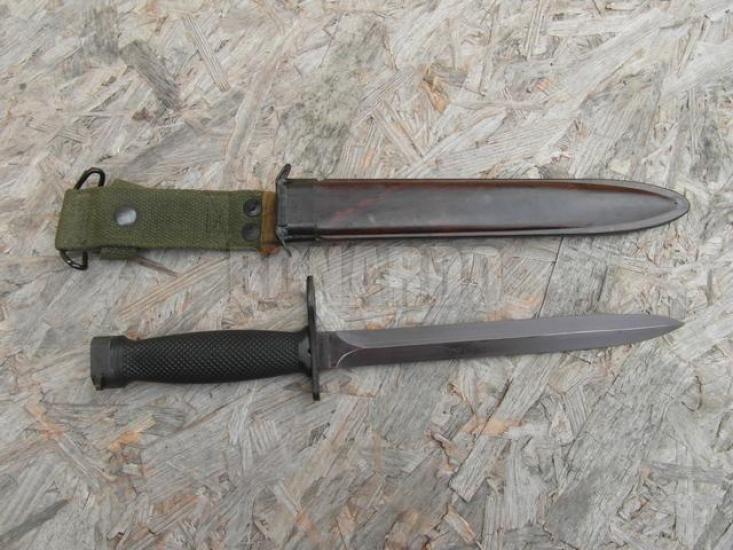 BAIONETTA U.S M8A1 CON FODERO IN LEGNO PER M16/M4/M7