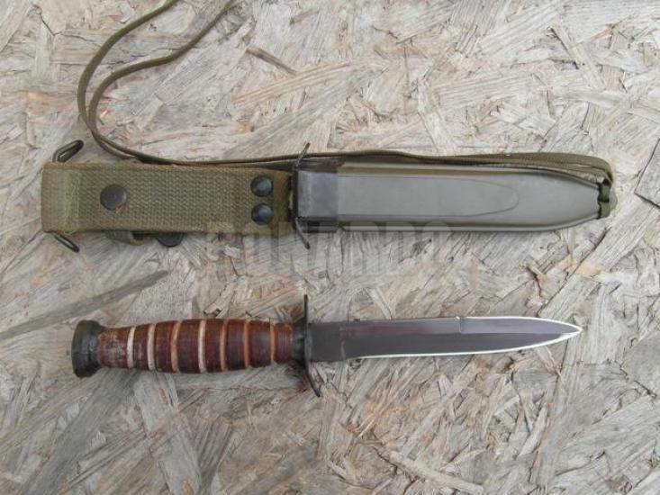 TRANCH KNIFE IMPUGNATURA CUOIO