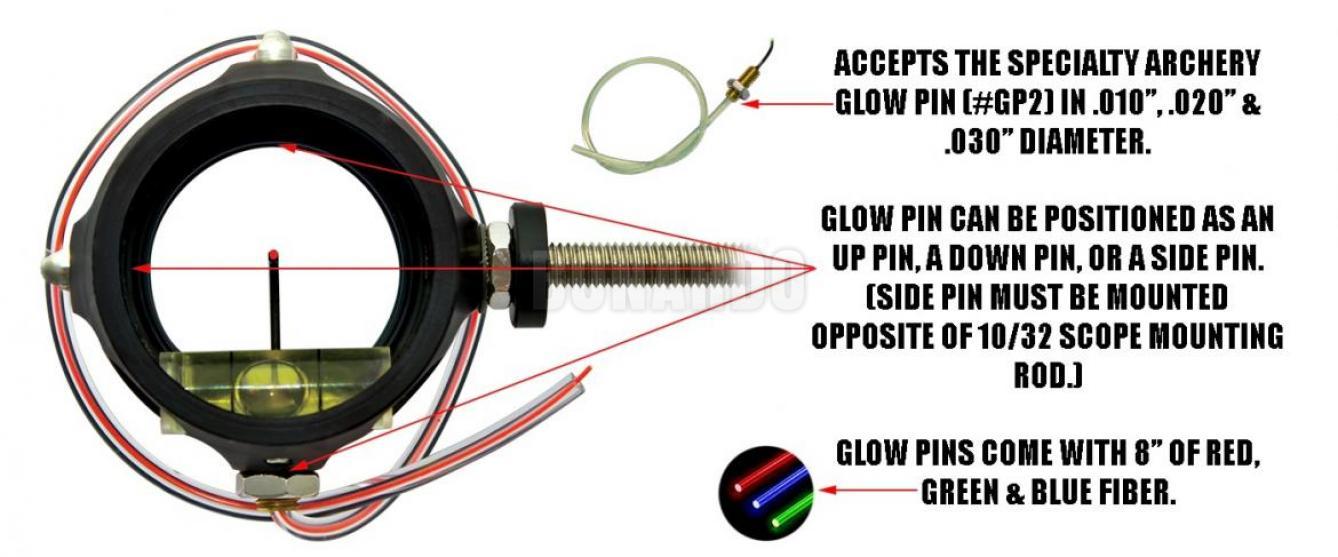 SPECIALTY ARCHERY SCOPE TRUE SPOT 3D ALLUMINIO CORPO BLACK LH