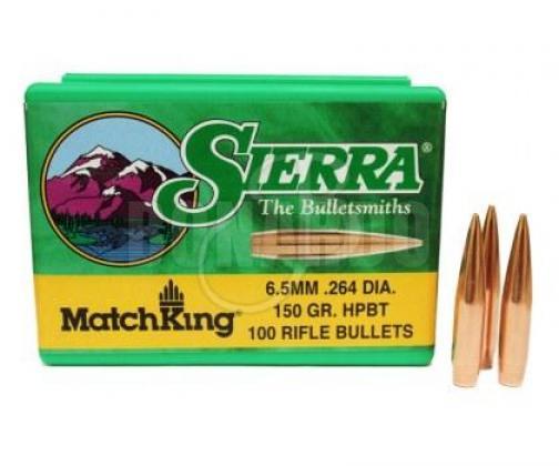 SIERRA PALLA 264" 150GRS MATCHKING HPBT 1755