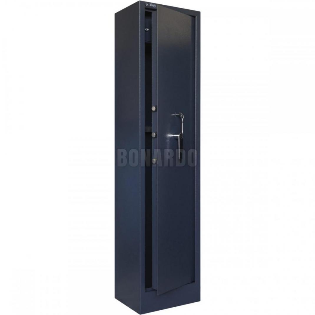 VIRO ARMADIO PER FUCILI 4/5 POSTI+ TESORETTO  BLU