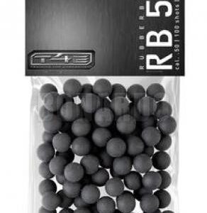 UMAREX PALLINO SFERA T4E RUBBERBALL .50" NERA CONF. 100