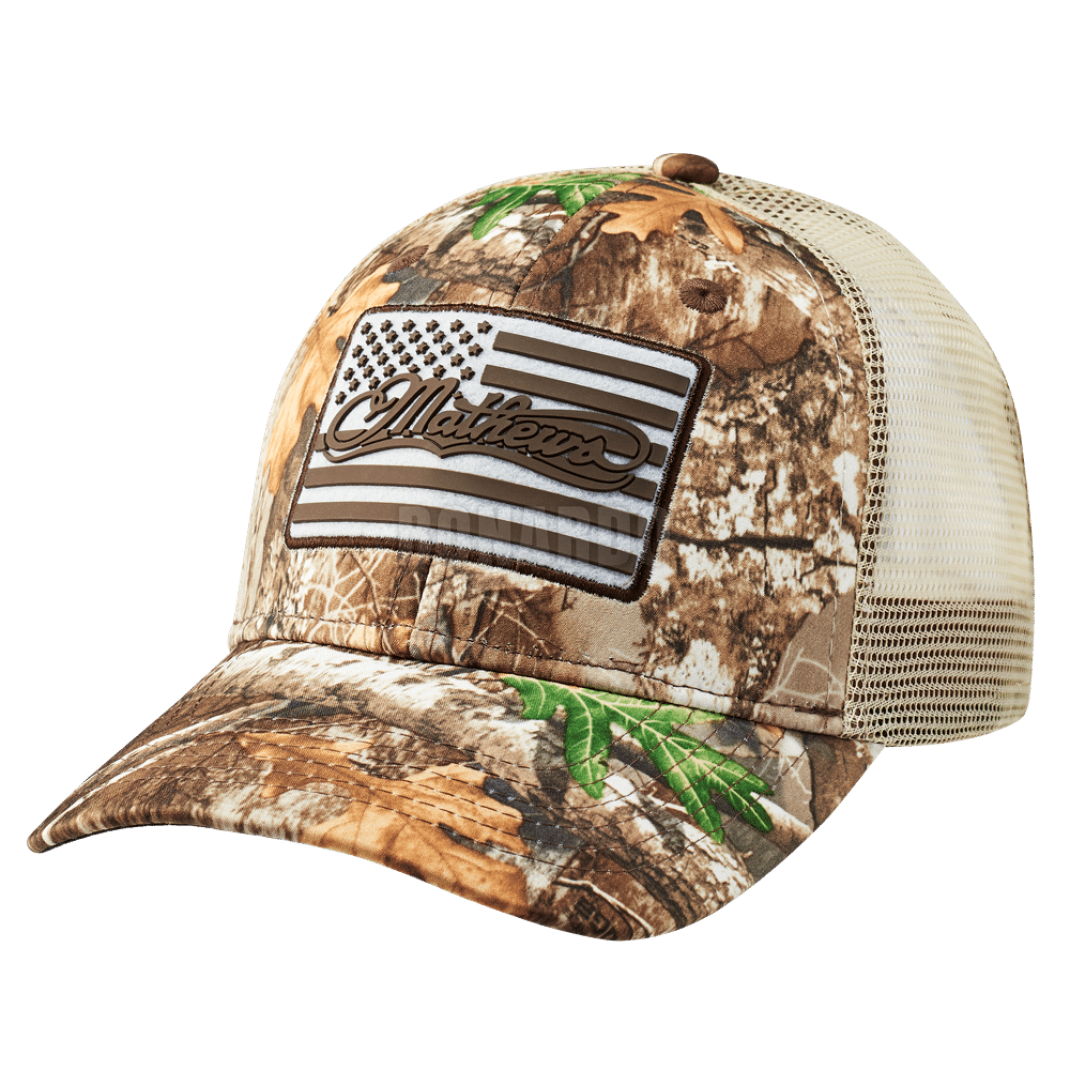 MATHEWS BERRETTO CAMO FLAG CAP 2021