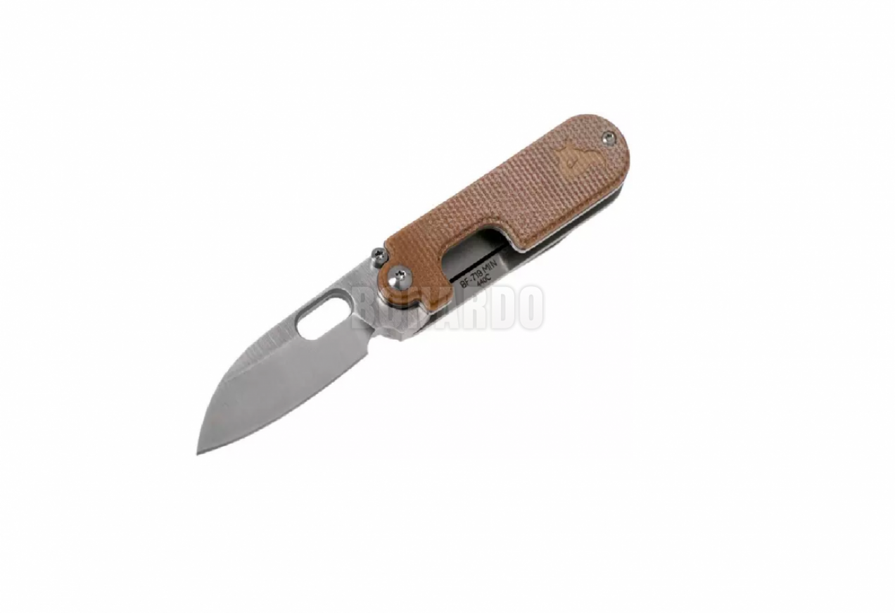 BLACK FOX COLTELLO MICARTA NATURAL HANDLE