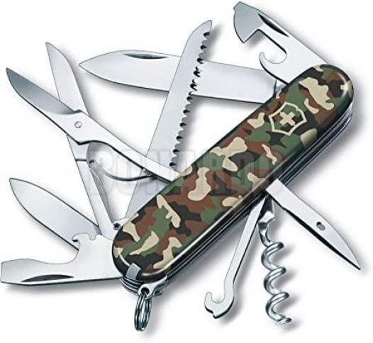 VICTORINOX HUNTSMAN GREEN CAMOUFLAGE