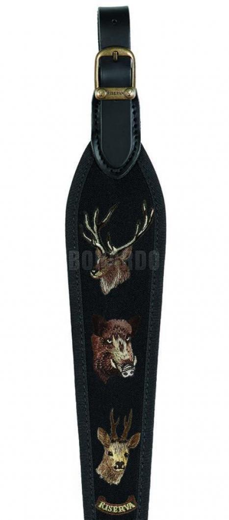 RISERVA R1437 Tracolla CARABINA CERVO, CINGHIALE, CAPRIOLO NERO