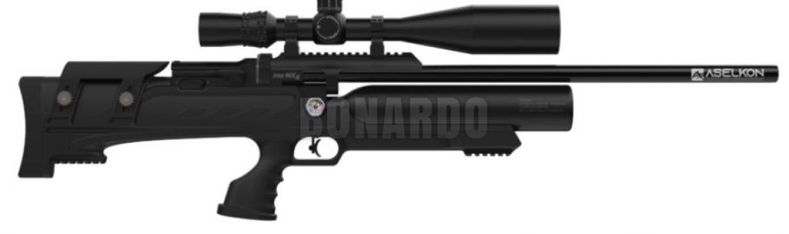 ASELKON CARAB. A/C PCP MOD. MX8 EVO BLACK CAL 5,5 CN 00315bnp