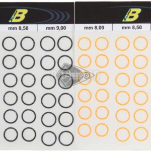 BOOSTER SCOPE CERCHI MIRA ADESIVI ORANGE/BLACK 6.5-7.5