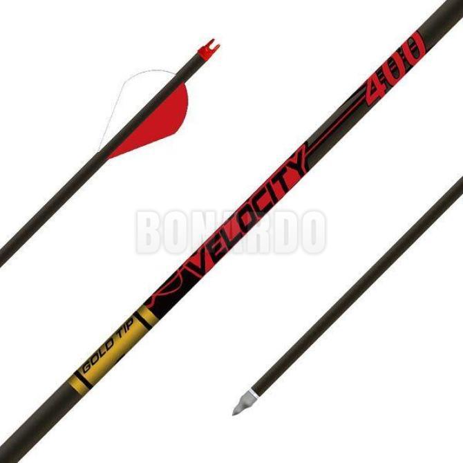 GOLD TIP ASTA VELOCITY CONFEZIONE 12 PEZZI SPINE 400