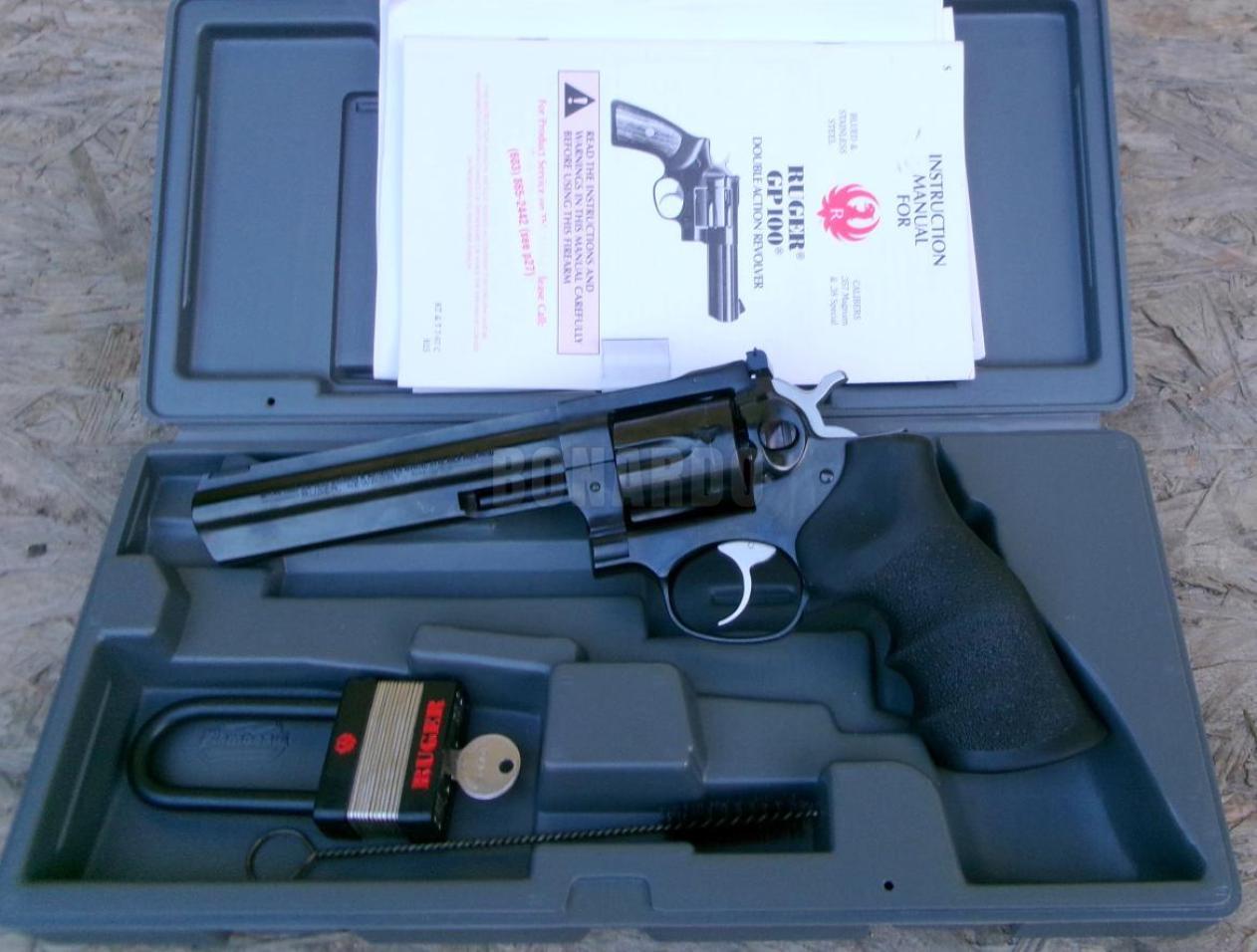 RUGER REVOLVER GP-100 CAL.357MAG 6" BLUE