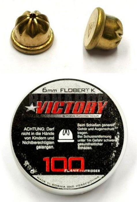 VICTORY MUNIZIONI A SALVE CAL 6MM FLOB. CONF. 100
