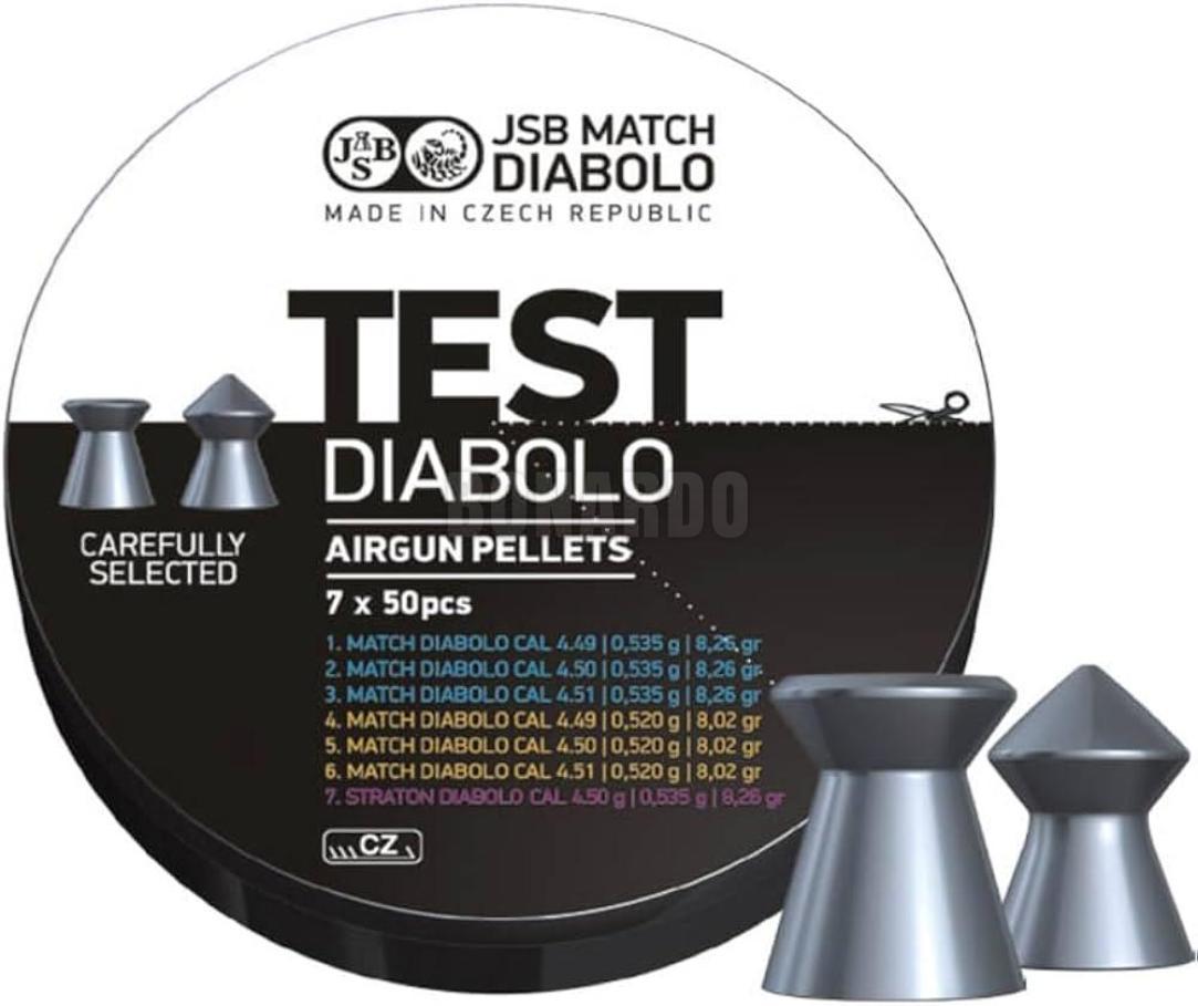 JSB PALLINI DIABOLO TEST CAL 4,5MM