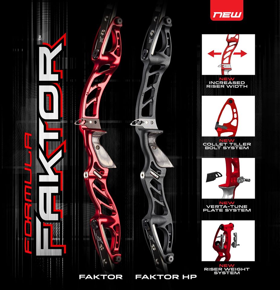 HOYT FAKTOR HP RISER ATTACCO FORMULA RH 25" MATTE BROWN