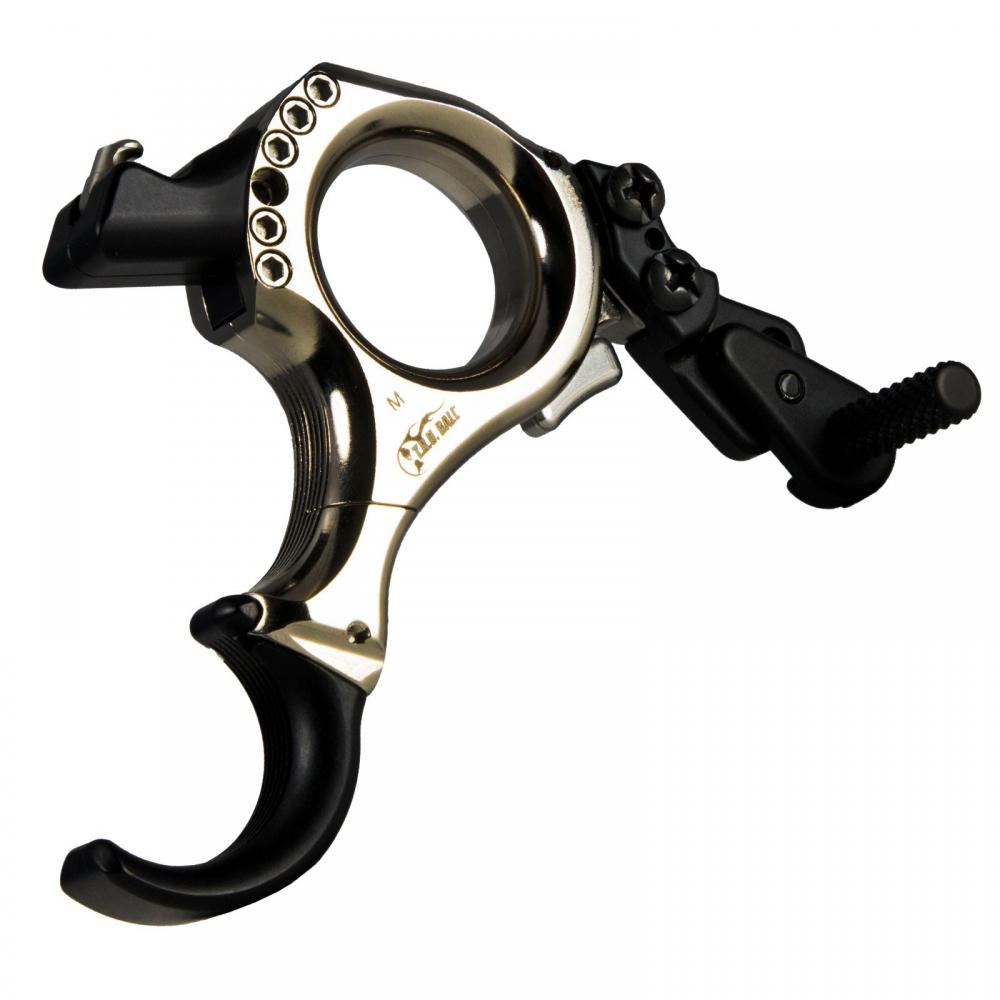 TRU BALL SGANCIO A POLLICE ABYSS 3-4 FINGER FLEX SILVER MEDIUM