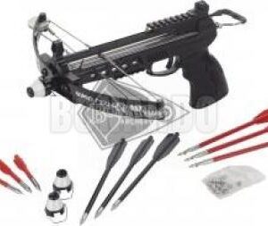 SKORPION PISTOLA BALESTRA COMPOUND PBX DUAL SFERE E DARDI