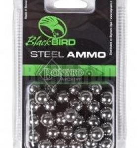 BLACKBIRD SFERA ACCIAIO PER FIONDA CONFEZIONE 30 PCS.